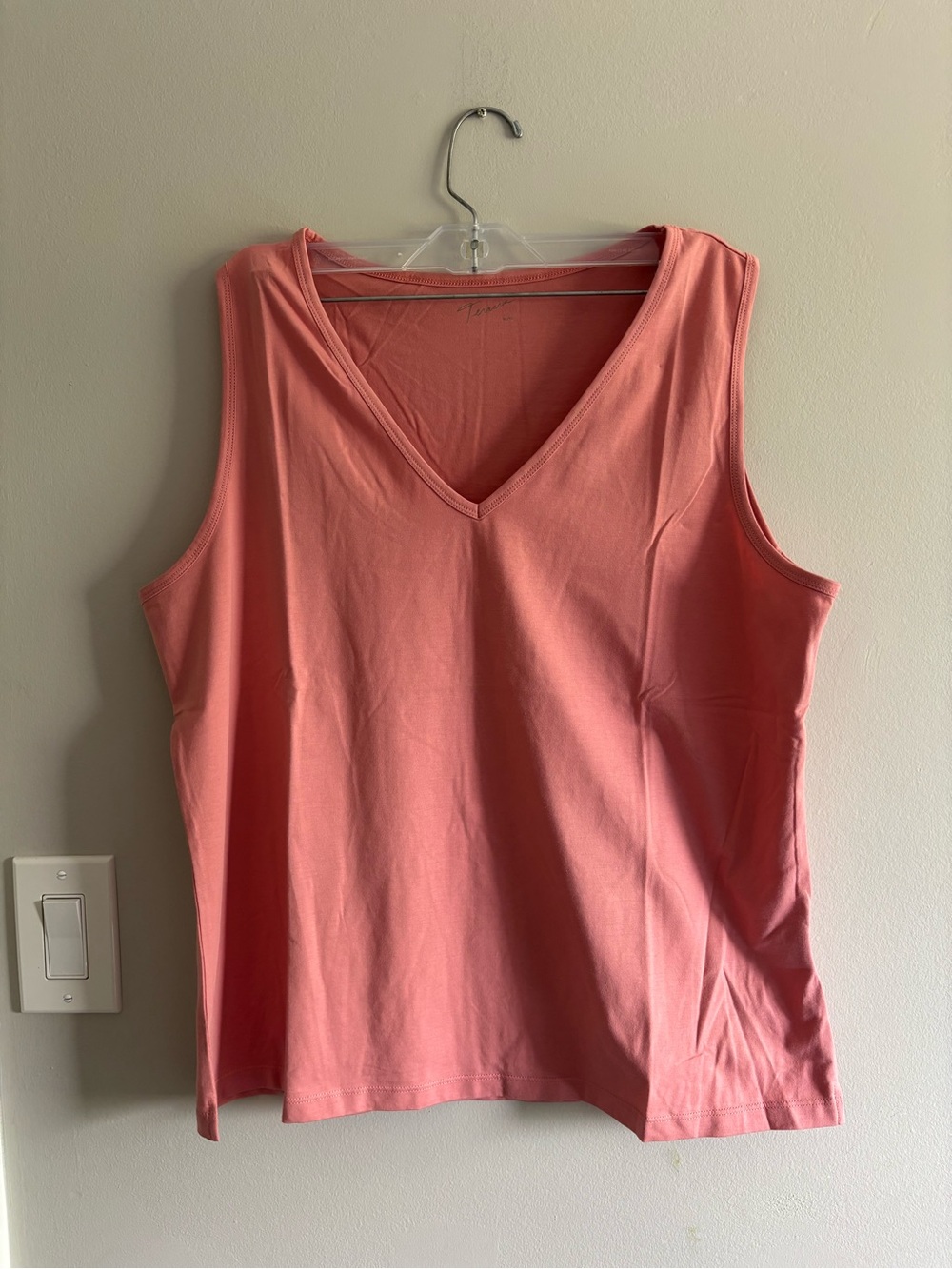 Women’s TERRA salmon pink cami top NWT size XL